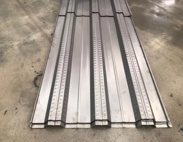 Buy cheap Galvanized Steel Floor Deck Forming Machine Plc Controlled 18-20 Roller Stations from wholesalers