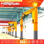 Manufacture BZ Type Remote Control Slewing Portable 10 Ton Jib Crane