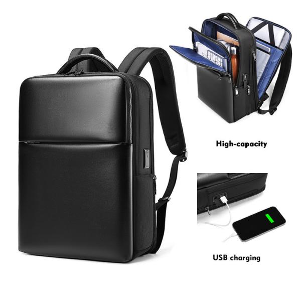 Buy cheap Factory wholesale custom logo business usb charging 15.6 inch laptop bag men notebook backpack from wholesalers