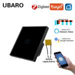 1Gang Tuya Smart Home Zigbee Light Switch Uk Standard EU Standard Zigbee Led