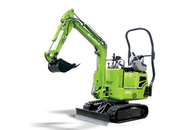 Buy cheap ZG012 Green Machine Mini Excavator 7.6kW 3000rpm With EPA Engine And Telescopic Chassis from wholesalers
