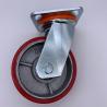 Buy cheap 6 Inch Cast Iron PU Tread Swivel Caster from wholesalers