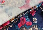Elastic Spandex Velvet Fabric Brushed Printed Stretch Velour Fabric Custom Size