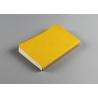 Buy cheap Debossed Yellow Soft Cover Notebook Recycled Matte Art Paper For Daily Memo from wholesalers