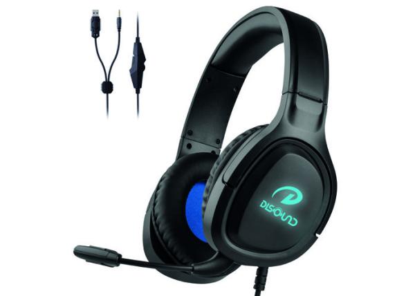 Buy cheap USB 3.5Plug Illumination Gaming Headset ABS POK For PS4 PS5 from wholesalers
