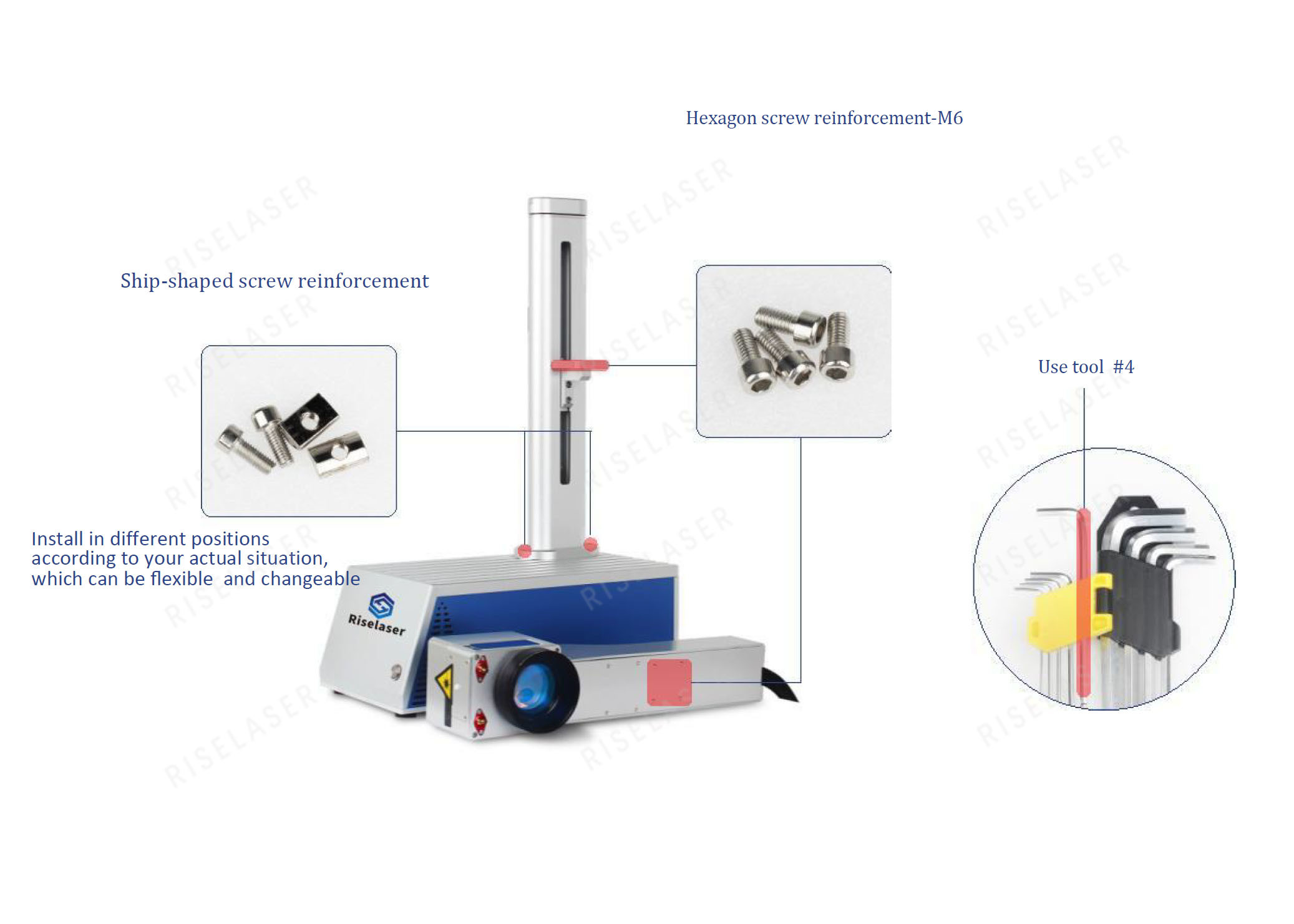 RL-P Laser Marking Machine 20w Laser Printer Marking Machine