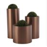 Buy cheap Kinds of gold flower pot planters metal round flower pot from wholesalers