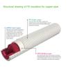 Buy cheap Thermal Insulation Fireproof Three Layer PE Form Insulation Tube(PE-XPE-DLPE)/One Layer EPE Foam Insulation Tube from wholesalers