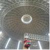 Buy cheap Large Span 100m Hot Dip Galvanized Steel Structure Space Frame Q235 from wholesalers