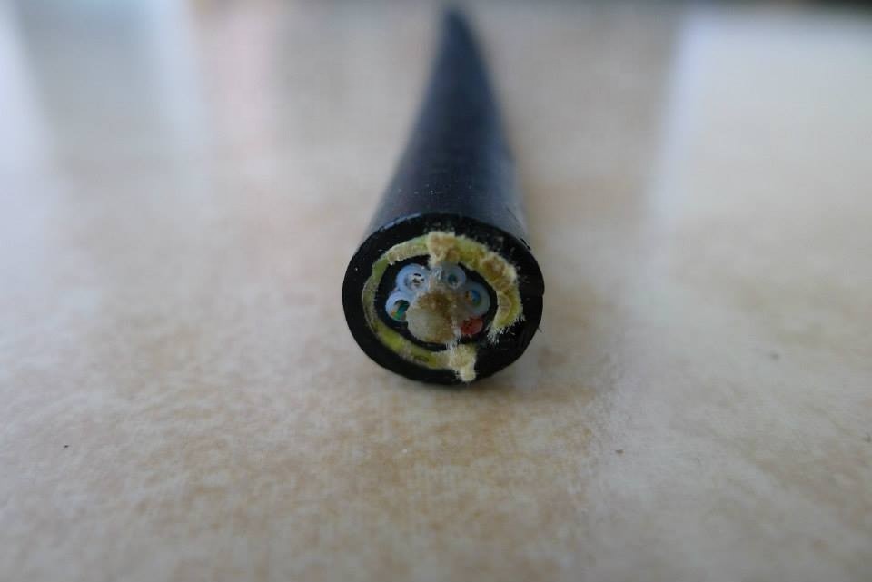 6 Core Adss 12 Core Optic Fiber Cable Span 400m