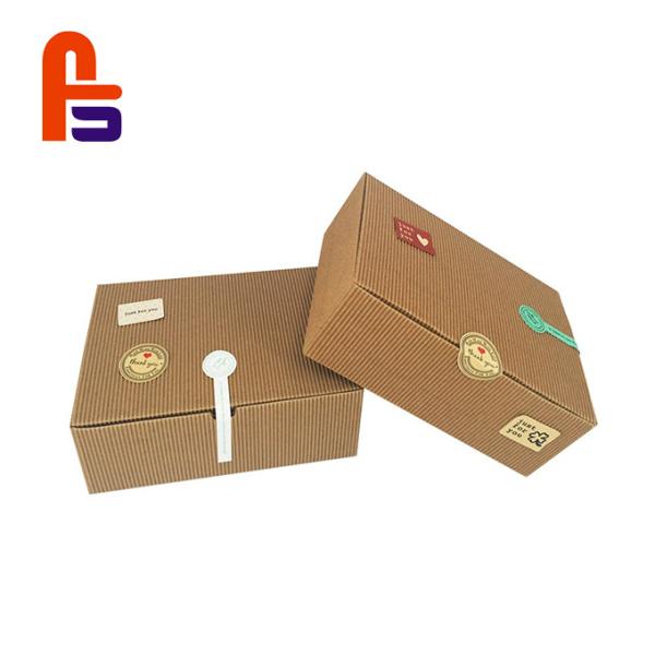 Buy cheap Brown Color Offset Printing Flexo Printing Compliant Paper Food Packing Box from wholesalers