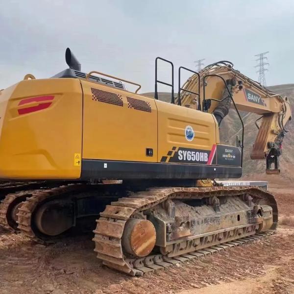 Low price sale of original hydraulic track type Sany SY650 second-hand excavator
