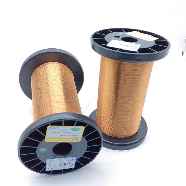 Buy cheap AWG45 Soldering Enameled Wire Polyurethane 155 Degree from wholesalers