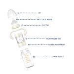 Nicepapa Self Mixing Baby Bottles Gift Set Non Toxic 240ml Anti Colic BPA Free