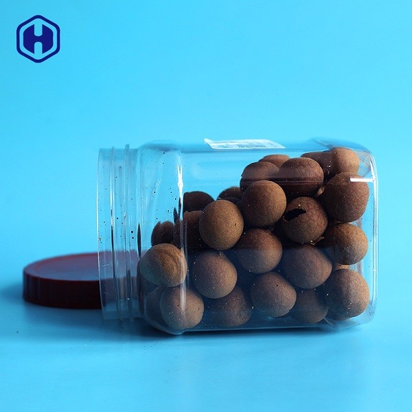 Reusable Square Wide Mouth Plastic Jars Durable Home Kitchen Use