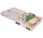 Wall Mounted Fiber Optic Splitter Enclosures 16 32 48 72 Port With FTTX Drop