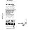 Buy cheap 12V 3AMP Power Supply 115*47*32mm CCTV Power Supply Adapter With AC Power Cord from wholesalers