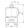 Buy cheap 2W040-10 Direct Operated Solenoid Valve 2 Way Brass 3/8 Inch from wholesalers