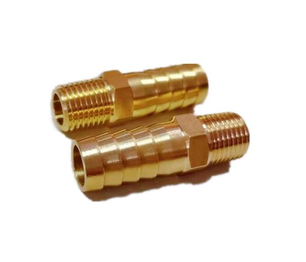 Buy cheap Brass Hose Barb Adapter 1/2 Inch Barb x 1/4 Inch NPT Male Pipe Male Threaded End from wholesalers