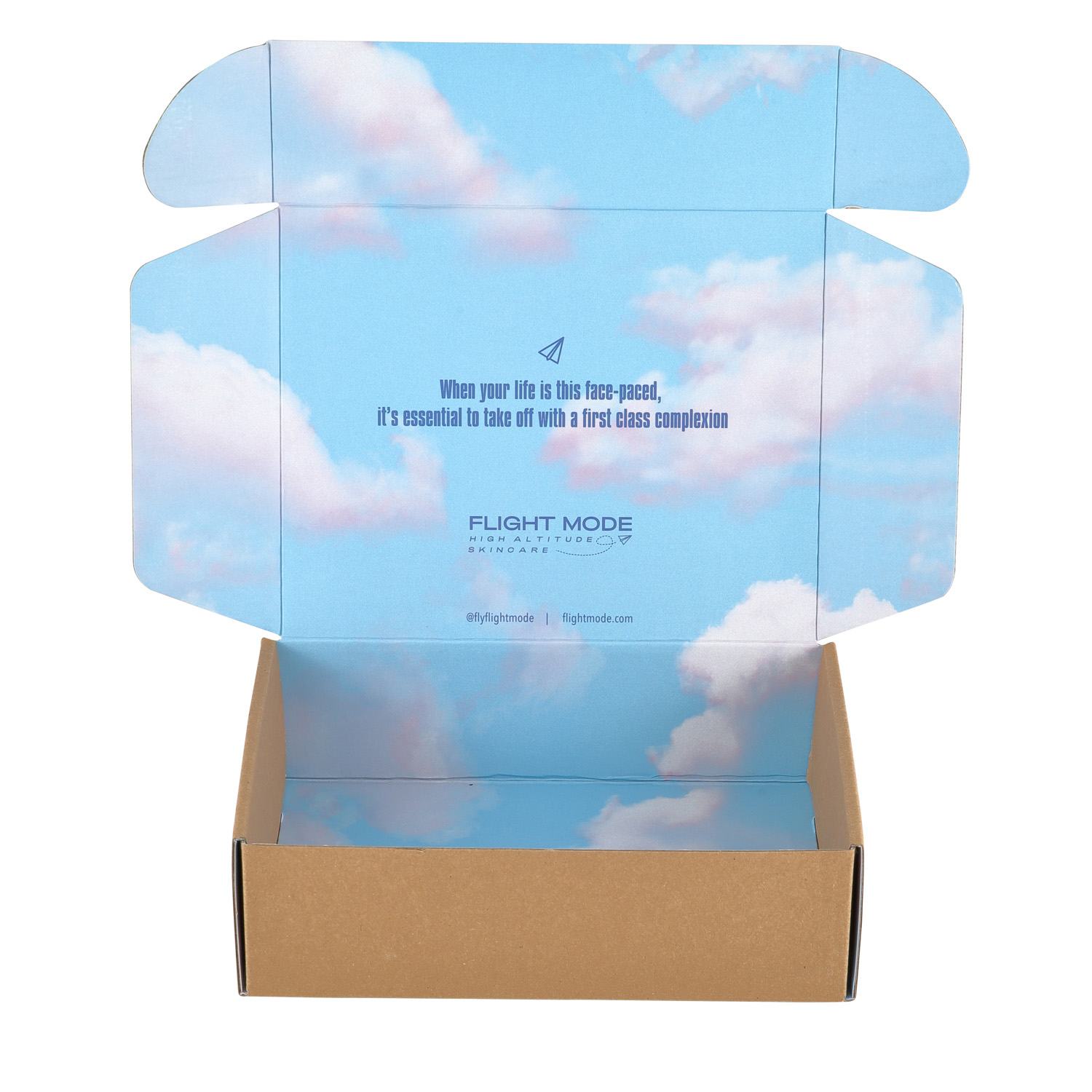 Corrugated Board Clothing Mailer Boxes Custom Folding Airplane Paper Packaging Box
