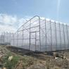 Buy cheap Full Ventilated Film Covered Polyethylene Three Earth Wall Greenhouse for Winter Season from wholesalers