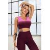 Buy cheap Oem Factory Manufacturer Custom Logo Padded Seamless Yoga Sports Bra Women Gradient Color Fitness Sport Bra from wholesalers