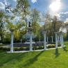 Buy cheap White Marble Column Stone Roman Columns Garden Decoration Hand Carved from wholesalers