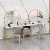 Buy cheap Nordic Standing Hollywood Mirror And Desk Dressing Table With Drawers from wholesalers
