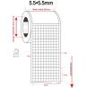 Buy cheap 5.5mmx5.5mm Permanent Adhesive Label 1mil White Gloss High Temperature Resistant Polyimide Label from wholesalers