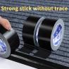 Buy cheap High Viscosity Black Duct Tape Clothes For Indoor Outdoor Applications No Logo Printing from wholesalers
