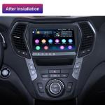 Android 10.0 IX45 Hyundai Head Unit 9 inch DSP Wireless Carplay