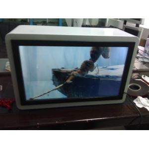 Commercial 22inch Transparent LCD Display Advertisng Screen With Dynamic Video