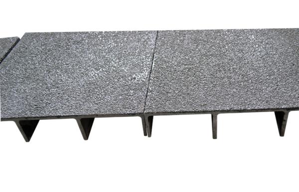 Buy cheap FRP Anti-sliding Cooling Tower Fan Deck Fiberglass Pultruded Part from wholesalers
