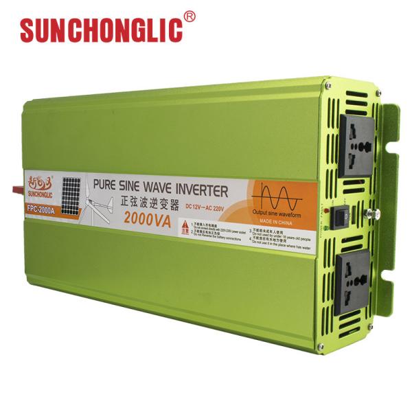 Output 5V 2000w Pure Sine Wave Inverter 1000mA USB 12v 220v Dc To Ac Multifuncti
