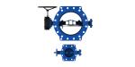 Arch Shape Double Butterfly Valve Drinking Water Standard Two Side Sealing