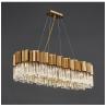 Buy cheap Luxury Led Crystal Chandeliers Dining Room Creative Rectangle foyer chandelier(WH-CY-180) from wholesalers
