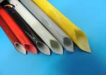 OEM Insulation Silicone Fiberglass Sleeving / Silicon Fiber-glasss Sleeves with