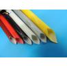Buy cheap OEM Insulation Silicone Fiberglass Sleeving / Silicon Fiber-glasss Sleeves with UL RoHS from wholesalers