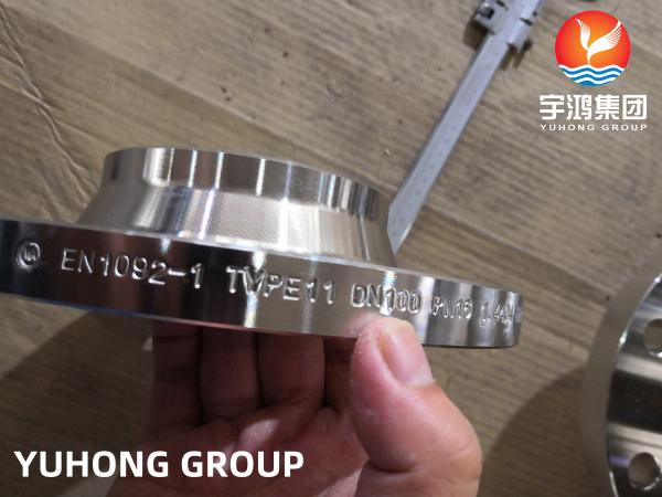 Buy cheap EN1092-1 Type11 1.4404 Forged Stainless Steel Weld Neck Raised Face Flange B16.5 from wholesalers
