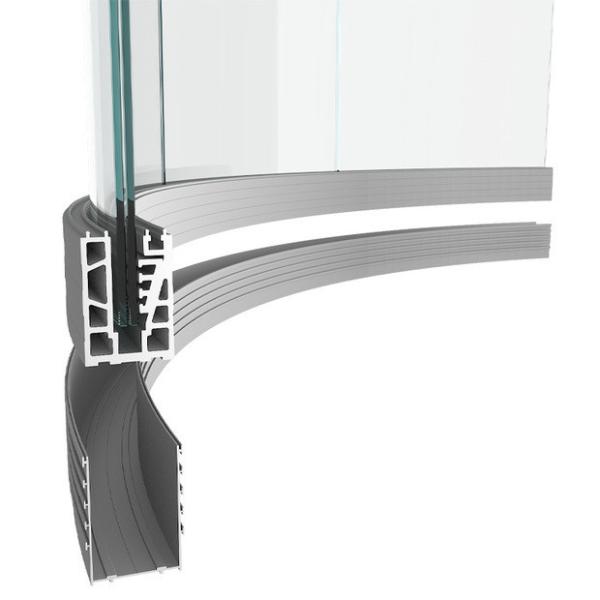 Buy cheap U Channel Glass Profile Frameless Glass Panel Aluminum Glass Railing Base from wholesalers