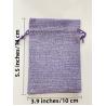Buy cheap 5.5 x 3.9 Inch 6 Color Burlap Favor Gift Bags Linen Drawstring Bags for Gifts and Wedding Party from wholesalers