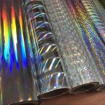 Soft and Durable Reflective Transparent Rainbow Holographic Film for Inkjet