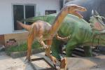 Life Size Realistic Animatronic Customized Gallimimus Dinosaur Yard Statue