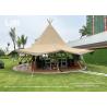 Buy cheap Big Waterproof Canvas Indian Tipi Event Teepee Hotel Desert Tent for Camping from wholesalers
