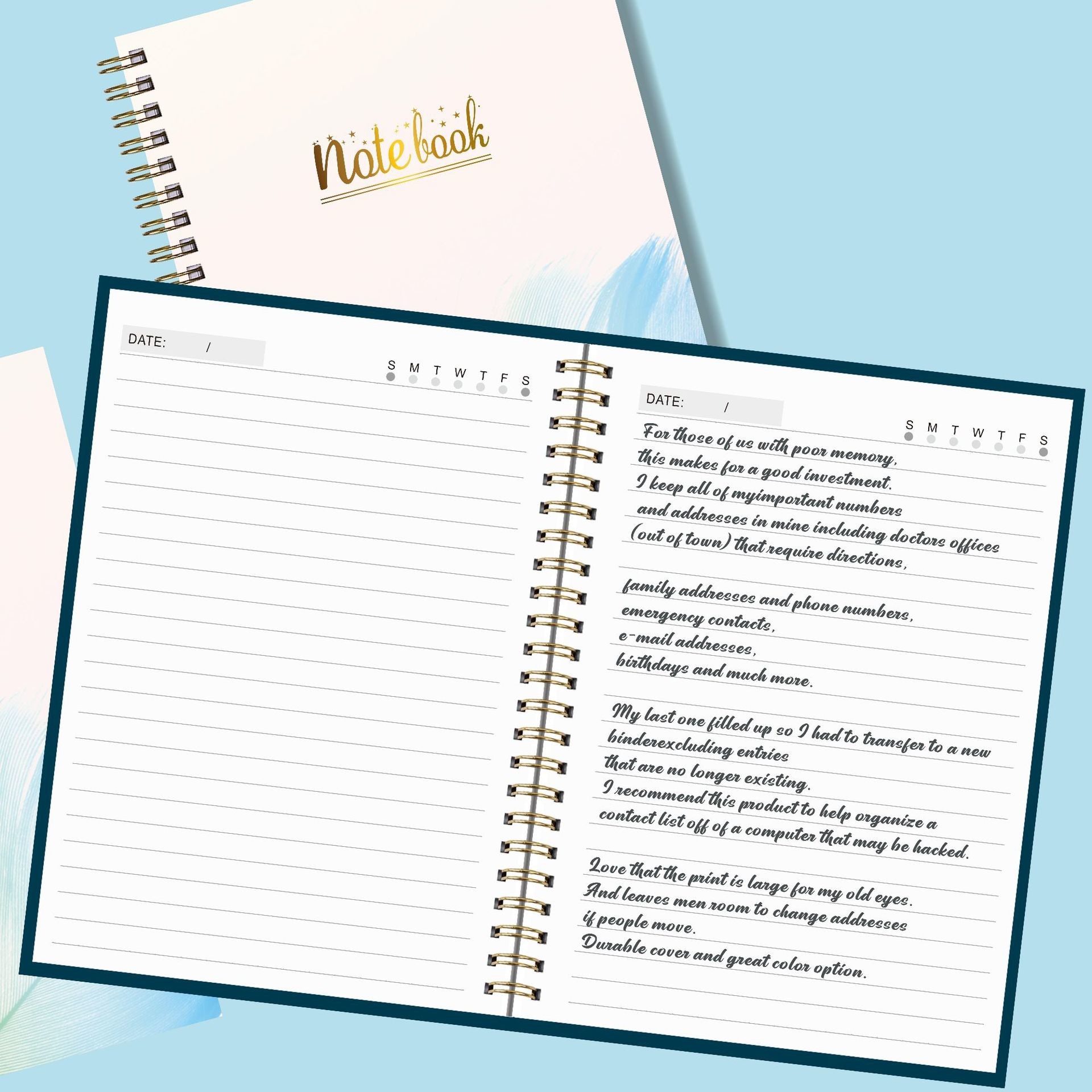 Customizable High Durability Personalized Notebook for Paper Enthusiasts