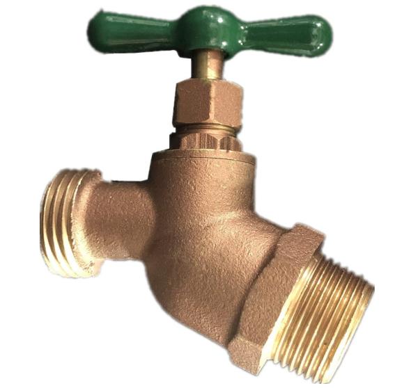 Buy cheap 3/4" MIP X 3/4" MHT No Kink Hose Bibb , Male Bib Tap Hose Connector from wholesalers