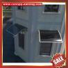 Buy cheap diy pc polycarbonate canopy awning shelter with cast aluminum alu bracket arm support and polycarbonate sheet for sale from wholesalers