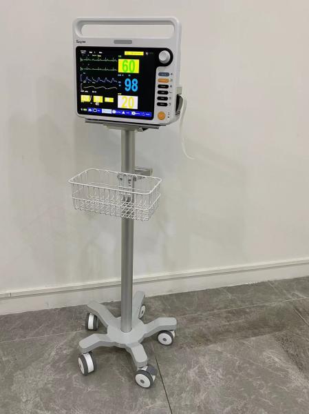 Buy cheap Anesthesia 3 Inch Silent Wheels Medical Monitor Trolley Aviation Aluminum Matieral from wholesalers