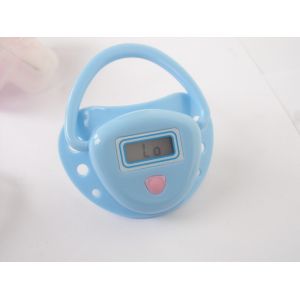 Buy cheap Pink LCD Baby Pacifier Thermometer with peak-hold and auto shut-off functions from wholesalers