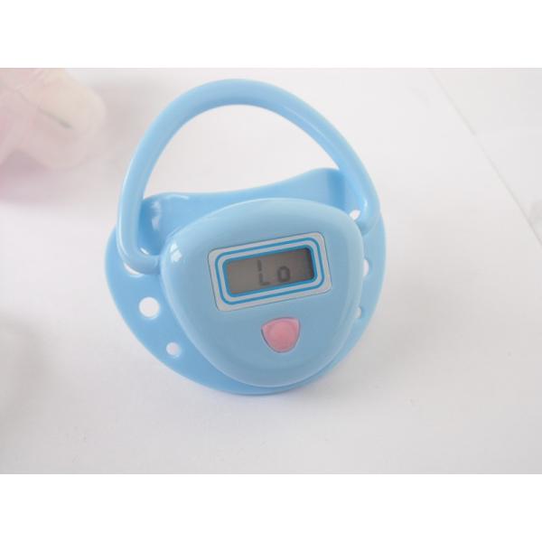 Buy cheap Pink LCD Baby Pacifier Thermometer with peak-hold and auto shut-off functions from wholesalers